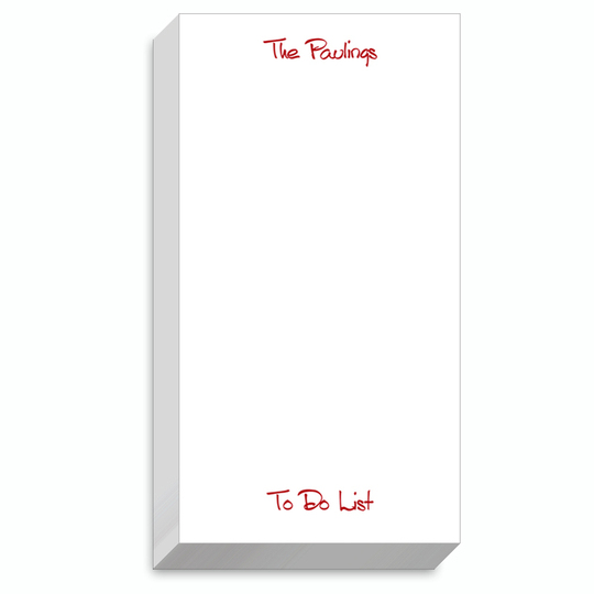Family List Sheets REFILL ONLY